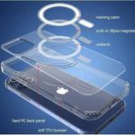 Generic Iphone 14 Plus Magsafe Transparent Back Case - image 2