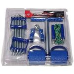 4-Way Training Set - Tummy Trimmer - Chest Expander - Jump Rope - Hand Grips