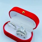 Original Quality & Sophisticated Non Rusting Silver Wedding/Engagement Rings