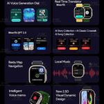 Generic Series 10 Ultra3 7-in-1 Strap 2.2" Bluetooth Call Full Touchscreen Smartwatch- For Android and iOS - image 2
