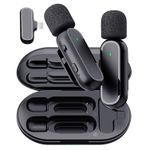 product_image_name-Generic-K61 Double Wireless Microphone With Noise Cancellation For iPhone With Charging Case -1