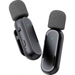 product_image_name-Generic-K61 Double Wireless Microphone With Noise Cancellation For iPhone With Charging Case -3