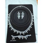 Cubic Cu bic Zirconia Bridal Jewelry Set