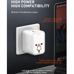 product_image_name-Ldnio-Z6 3 USB Ports 65W GaN Travel Adapter-6