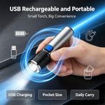 MATIHO Waterproof Long Range Tactical Torch, Adjustable Focus Rechargeable LED Flashlight for Camping Hiking Daily Use - image 4