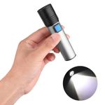 MATIHO Waterproof Long Range Tactical Torch, Adjustable Focus Rechargeable LED Flashlight for Camping Hiking Daily Use - image 7