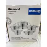 10pcs Korkmaz Heavy Stainless Pot Set