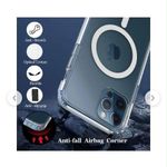 Generic iphone 12Promax Magnetic Clear Case - Anti-Scratch & Shockproof Protection - image 3