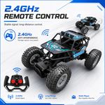Generic 2.4G remote-controlled off-road racing toy car with lights and rechargeable b-attery - image 2