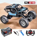 Generic 2.4G remote-controlled off-road racing toy car with lights and rechargeable b-attery - image 3