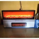 Generic 100cm LED Fireplace Lantern TV Console Decorative Flame Light with plastic glass and Remote control.. - image 2
