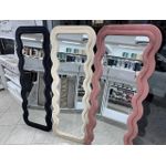 product_image_name-Generic-Luxury Wave-Edge Full Length Standing Mirror – White Velvet Frame-2