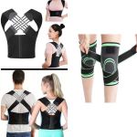 Generic Adjustable  Posture Corrector Compression with Knee Support