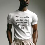 product_image_name-Tshirt-White “Trust in the Lord with All Your Heart” Shirt  Proverbs 3:5 Christian Quote Tee for Men & Women  Faithwear Nigeria-2