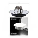 Generic 25cm Rotating Mirror Display Stand 360 Degree Turntable