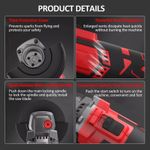product_image_name-Generic-Cordless Angle Grinder 21V 9000RPM Brushles Grinders Tools-4