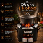 Jikokoa Premium Xtra Efficient Charcoal Stove & Grill Burner - image 2
