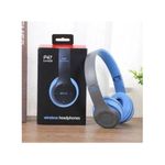 P47  5.0 Wireless Bluetooth Stereo Foldable Headphone, Headset P47. ( BLACK / Blue )