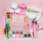 Generic Acrylic Powder Glitter Nail File Nail Dryer Gel Nail Kit - image 3