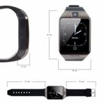 product_image_name-Generic-Q18 Smart Watch Phone With Sim & Memory Card Support + Extra Battery-4