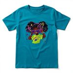 product_image_name-Fashion-Stylish Girls’ Music-Lover Rainbow Graphic T-Shirt-1