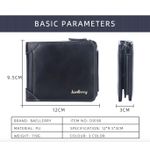 Fashion New PU Leather Men Wallets High Quality Card Holder - image 5