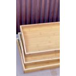 Generic 3 in 1 wood tray-Bamboo Trays - image 2