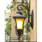 Cast pillar wall light 