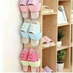 product_image_name-Generic-Home Plastic Wall Hanging Hanger Slippers Shelf Storage Organizer-1