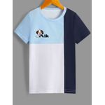 Turbulence Color Spliced Short Sleeves Shirt