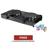 Electric Hot Plate _ Double Burner & Free Gift