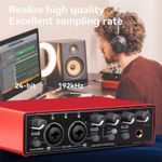 YUUIKLLE USB Audio Interface for Guitarists, Vocalists, Podcasters or playback studio quality sound - image 2