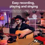 YUUIKLLE USB Audio Interface for Guitarists, Vocalists, Podcasters or playback studio quality sound - image 4