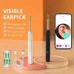 Generic 8PCS Visual Ear Cleaner, Wireless HD Camera Ear Pick Endoscope Earwax Removal Tool Kit, Black - image 6