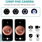 Generic 8PCS Visual Ear Cleaner, Wireless HD Camera Ear Pick Endoscope Earwax Removal Tool Kit, Black - image 7