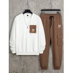 Unisex Casual Long sleeve-Shirt and Joggers 