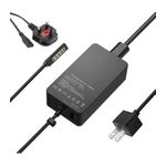 Microsoft magnetic surface Charger Adapter 12V 3.6A Compatible with Surface RT Surface Pro 1 Pro 2 and Surface 2 Tablet + Inbuilt 5V USB Charging Port - image 3