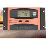 Generic Solar Charge Controller 60A/12/24/36/48v PWM + DC Surge Protectors for Solar panel 63A