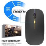 Generic RGB Wireless Mouse Bluetooth Rechargeable Ergonomic Mouse for PC Laptop - image 3