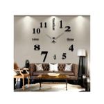 product_image_name-Generic-3D Wall Clock 120cm (4ft by 4ft) 47inch Biggest size-Black-1