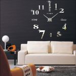 product_image_name-Generic-3D Wall Clock 120cm (4ft by 4ft) 47inch Biggest size-Black-4
