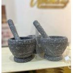 product_image_name-Generic-Pattern Mortar And Pestle (Granite Mortar And Pestle) X1 -2