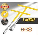 Generic 3-size combo deal 3 Pcs T-Handle Insulated Socket Nut Wrench Set 8-10-13mm Deep Draw - image 2