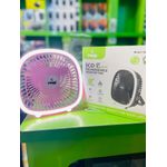 high speed table fan with light