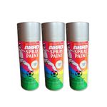 ABRO Spray paint - Aluminium - 3pcs