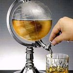 Generic Luxury Globe Whiskey Dispenser With Tap & Stand - image 2
