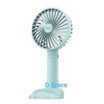 Kami Rechargeable 4 inches hand fan with phone holder