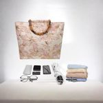 Handbag Blush Blossom Bamboo Tote Bag
