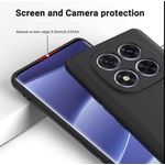 Generic Redmi Note 14 , Note 14 Pro & Note 14 Pro Plus Phone Case – Premium Black Silicone Case with Reinforced Camera Shield, Shockproof Armor & Scratch-Resistant. ( Black ) - image 5