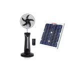 Qasa 16 Inches Rechargeable Standing Water Mist Fan With Solar Panel